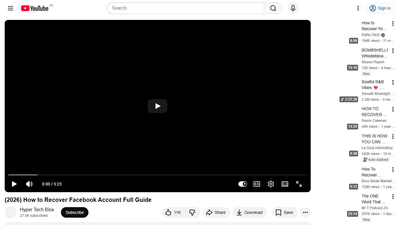 (2026) How to Recover Facebook Account Full Guide - YouTube
